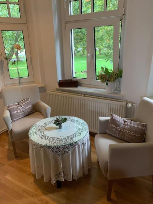 100 Qm Ferienwohnung Am Heiligen Brunnen Quedlinburg Exteriör bild