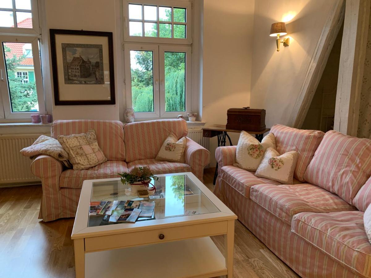 100 Qm Ferienwohnung Am Heiligen Brunnen Quedlinburg Exteriör bild