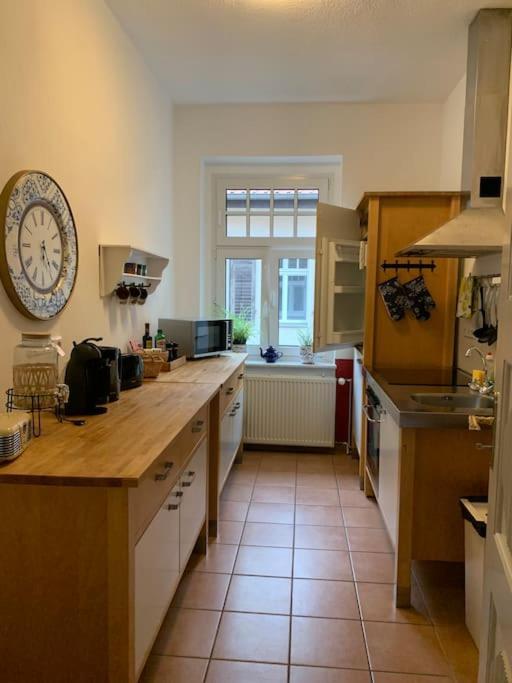 100 Qm Ferienwohnung Am Heiligen Brunnen Quedlinburg Exteriör bild